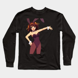 Haruhi Bunny Girl Long Sleeve T-Shirt